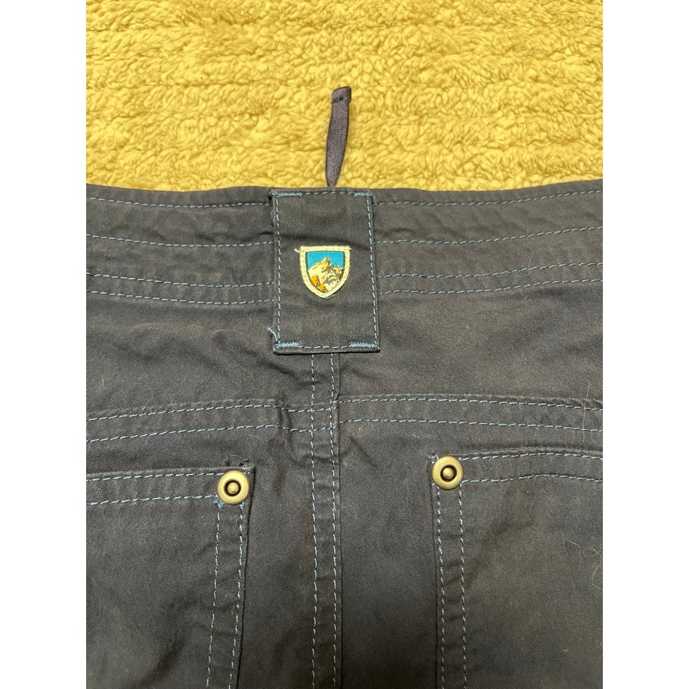 Kuhl Free Range Cargo Capri Pant Womens 6 Indigo Blue Hiking Outdoor - Picture 3 of 4